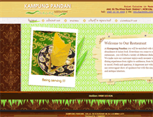 Tablet Screenshot of kampungpandan.com